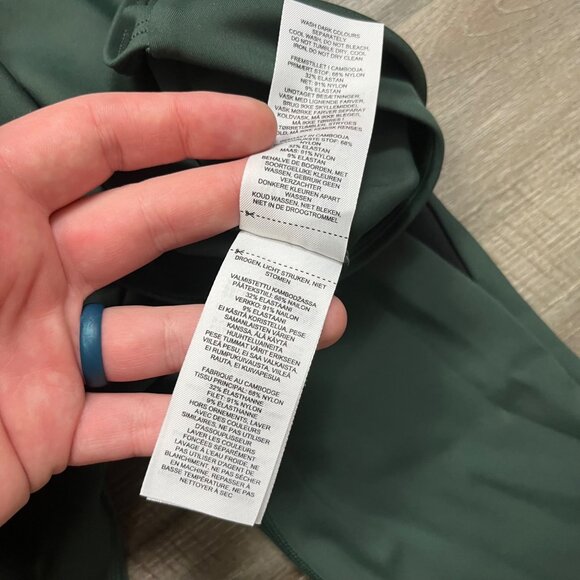 Gymshark Athletic Venture Leggings Obsidian Green NWT Women’s Size M - Picture 9 of 9